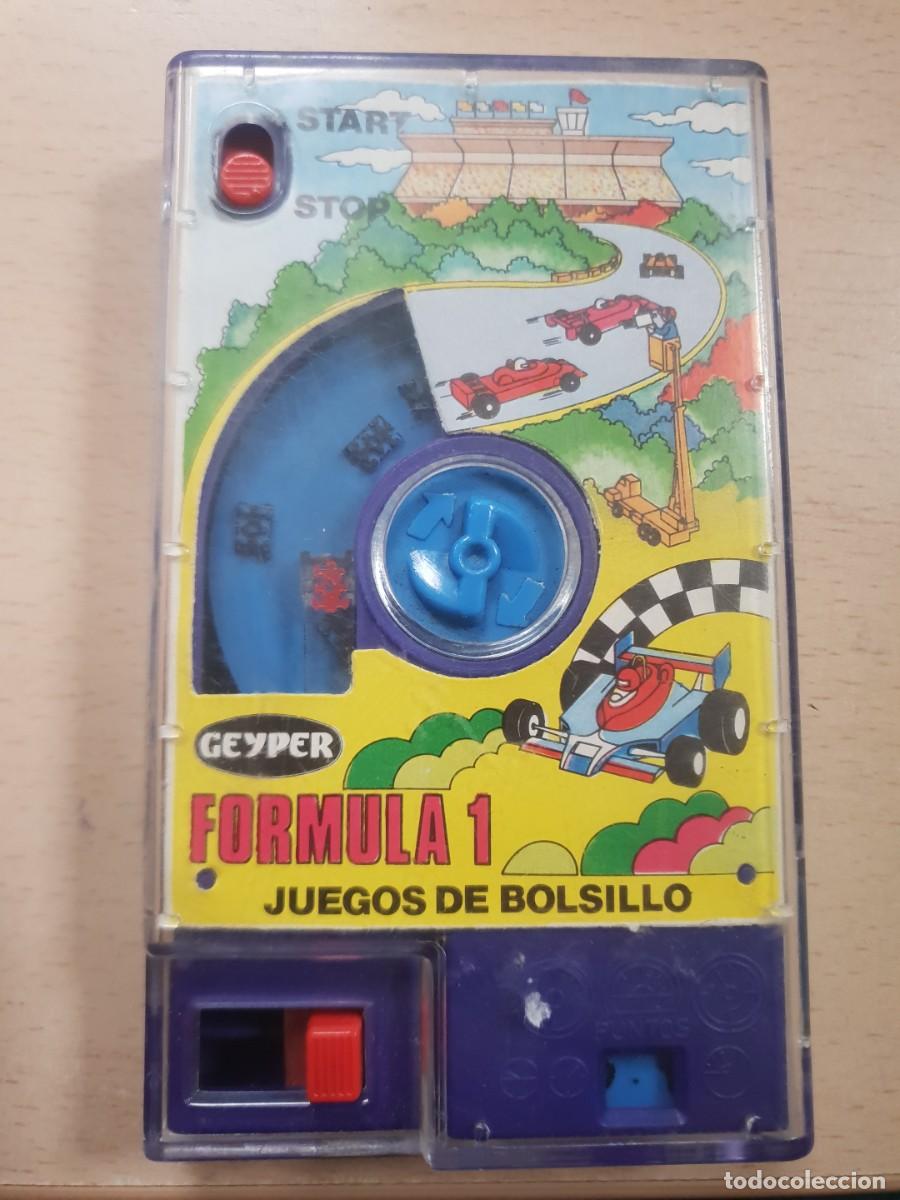 Juguetes antiguos: Juego de bolsillo geyper formula 1