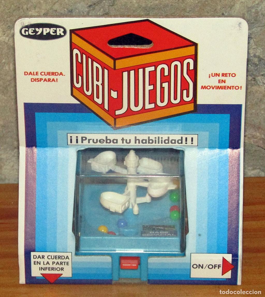 Juguetes antiguos: CUBI JUEGOS DE GEYPER: BASE ESPACIAL - NUEVO Y EN SU BLISTER ORIGINAL - A&Ntilde;OS 80 . IMPECABLE