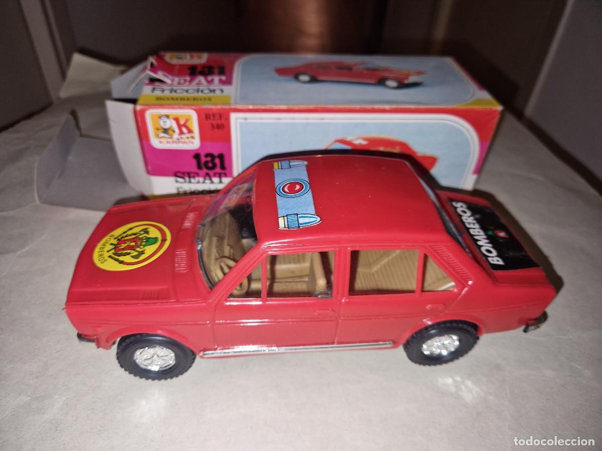 Juguetes antiguos: COCHE SEAT A FRICCION BOMBEROS