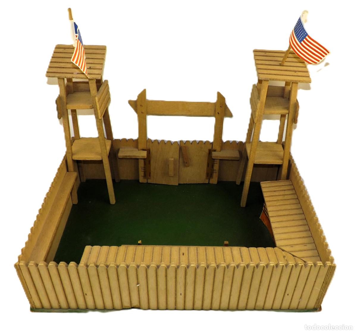Juguetes antiguos: Comansi Fort Apache + Lote figuras de Comansi - Foto 8