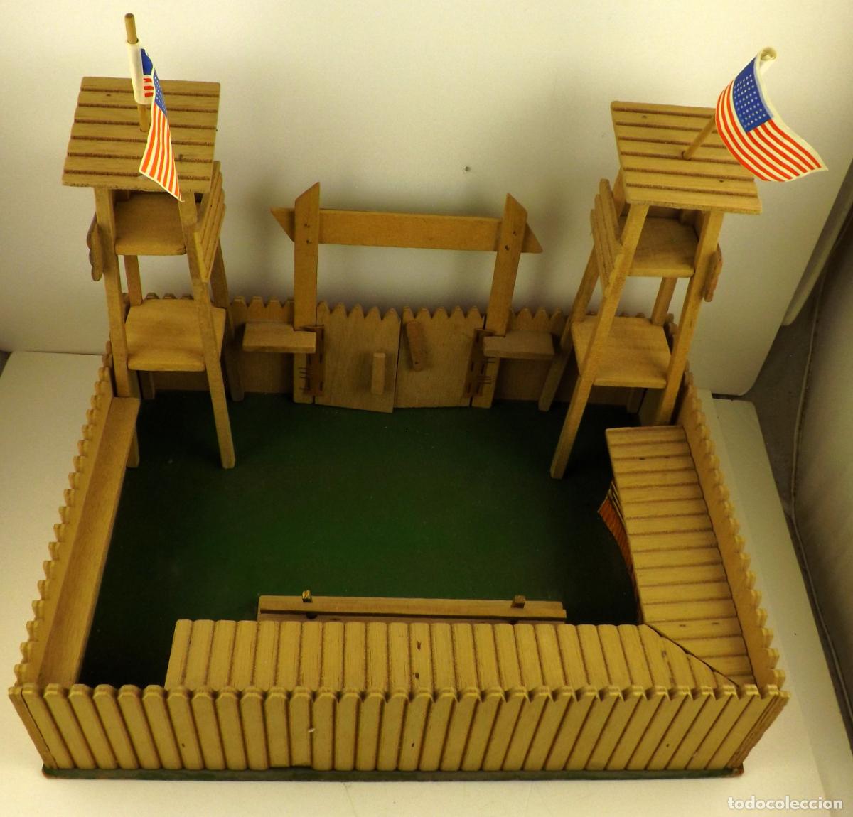 Juguetes antiguos: Comansi Fort Apache + Lote figuras de Comansi - Foto 11