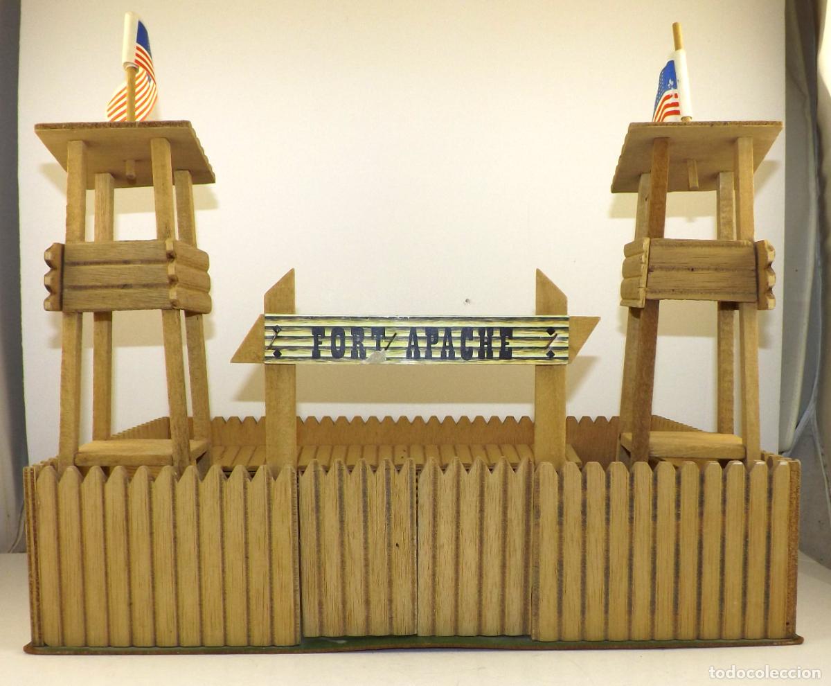 Juguetes antiguos: Comansi Fort Apache + Lote figuras de Comansi - Foto 12