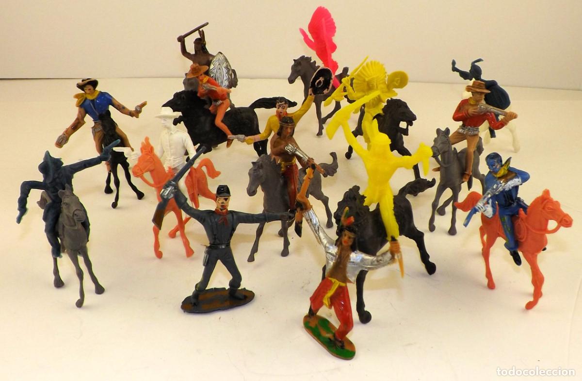 Juguetes antiguos: Comansi Fort Apache + Lote figuras de Comansi - Foto 14