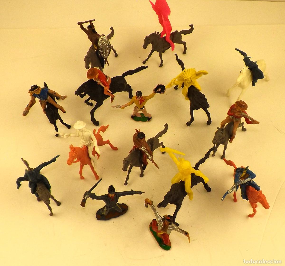 Juguetes antiguos: Comansi Fort Apache + Lote figuras de Comansi - Foto 16
