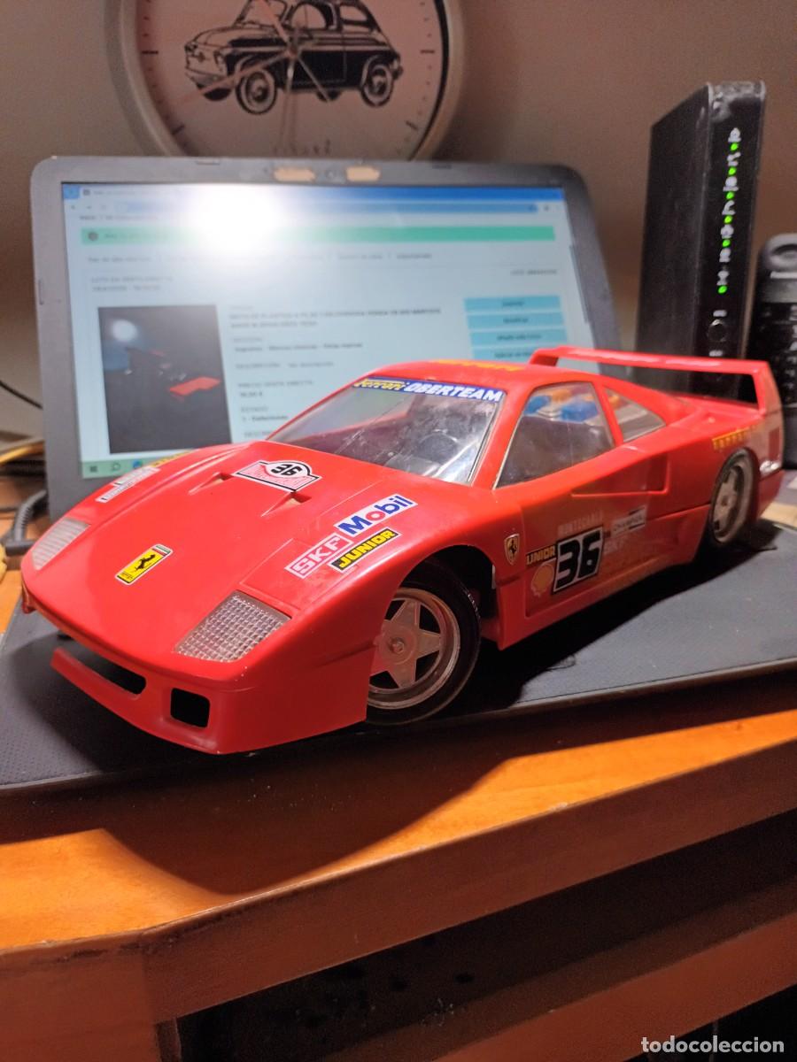 Juguetes antiguos: FERRARI F40 CABLEDIRIGIDO OBERTOYS 36 CMS RESTAURAR O PIEZAS.
