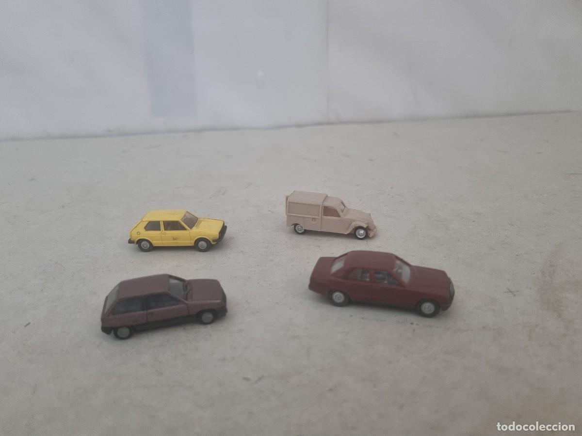 Juguetes antiguos: Lote de 4 miniaturas micro elko y wiking
