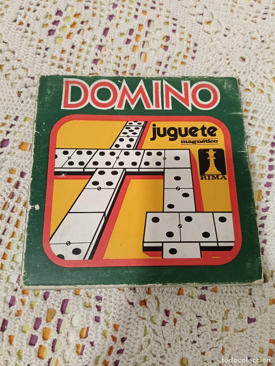 Juguetes antiguos: Antiguo Domino de Viaje Magn&eacute;tico - Juguetes Rima (Ref. 2038) - Made in Spain - Vintage A&ntilde;os 70/80