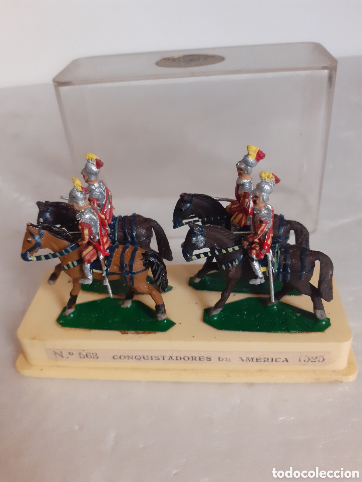 Jouets Anciens: ALYMER MINIPLOMS CONQUISTADORES DE AMERICA REF 563 EN CAJA ORIGINAL