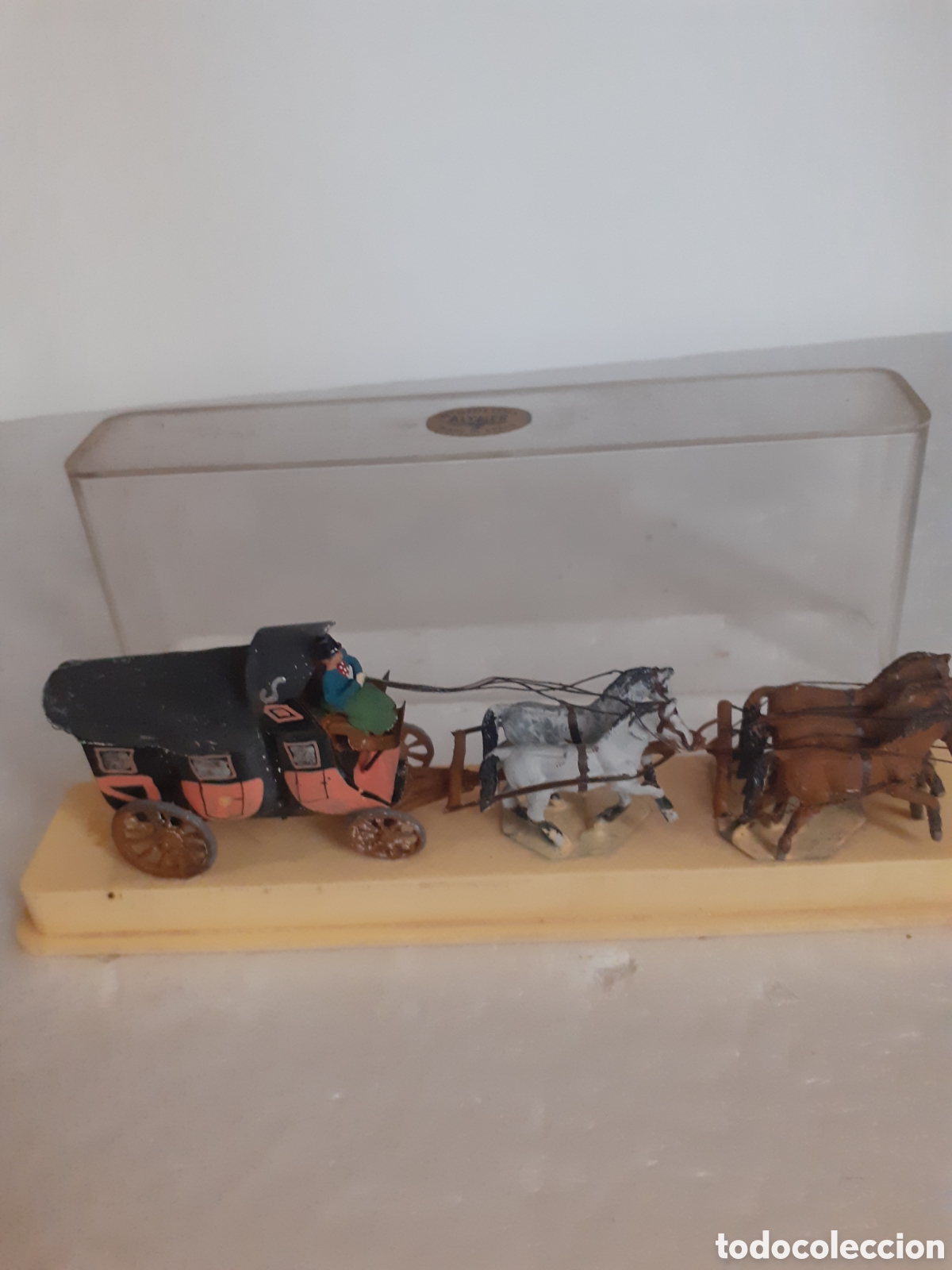 Juguetes antiguos: ALYMER MINIPLOMS CARRUAJE REF 751 MALLE POST EN CAJA ORIGINAL