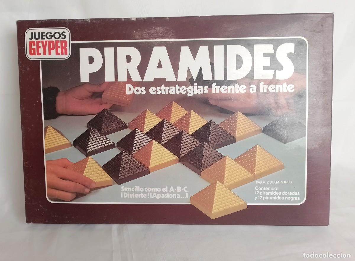 Juguetes antiguos: GEYPER, JUEGO PIRAMIDES. A&Ntilde;OS 70