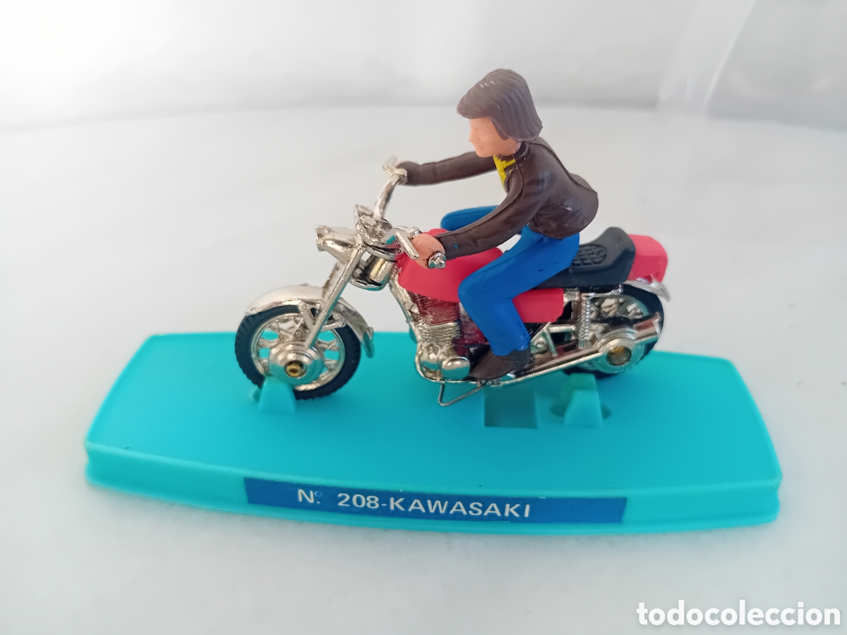 Juguetes antiguos: guisval kawasaki moto a estrenar