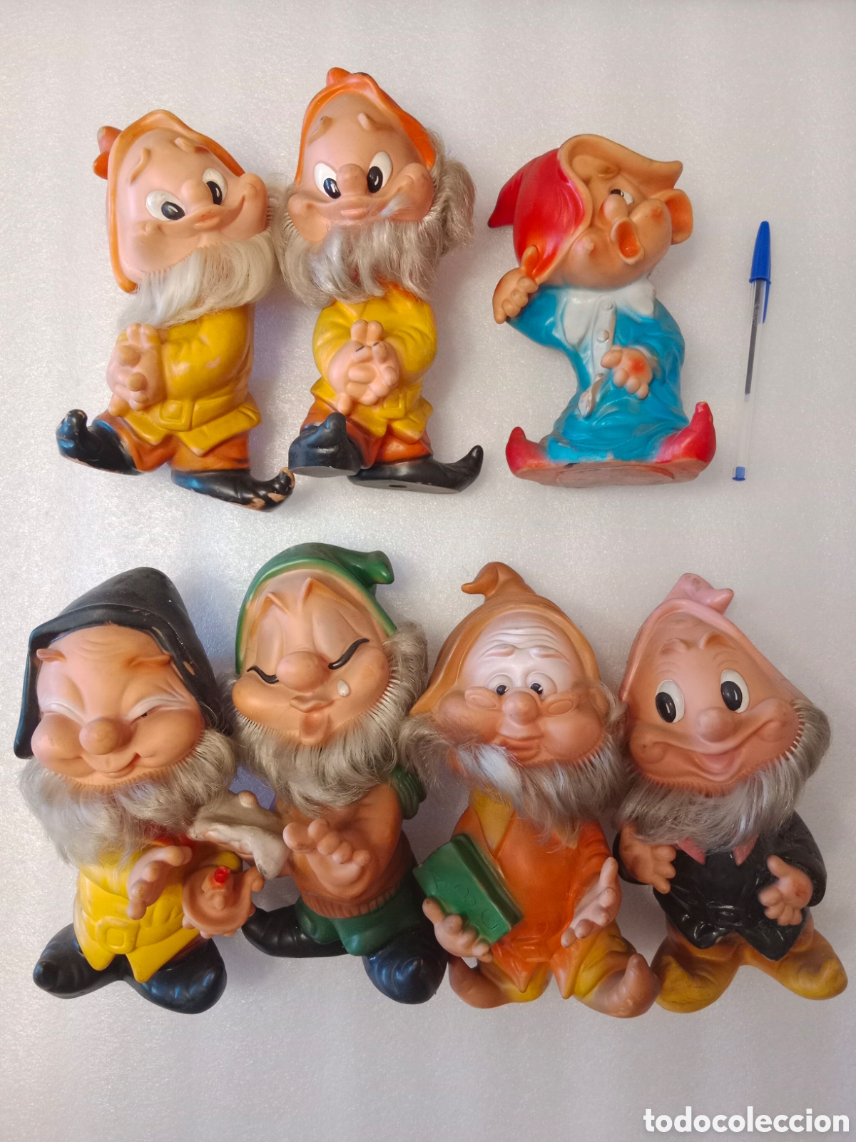 Juguetes antiguos: 6+1 enanitos Blancanieves famosa