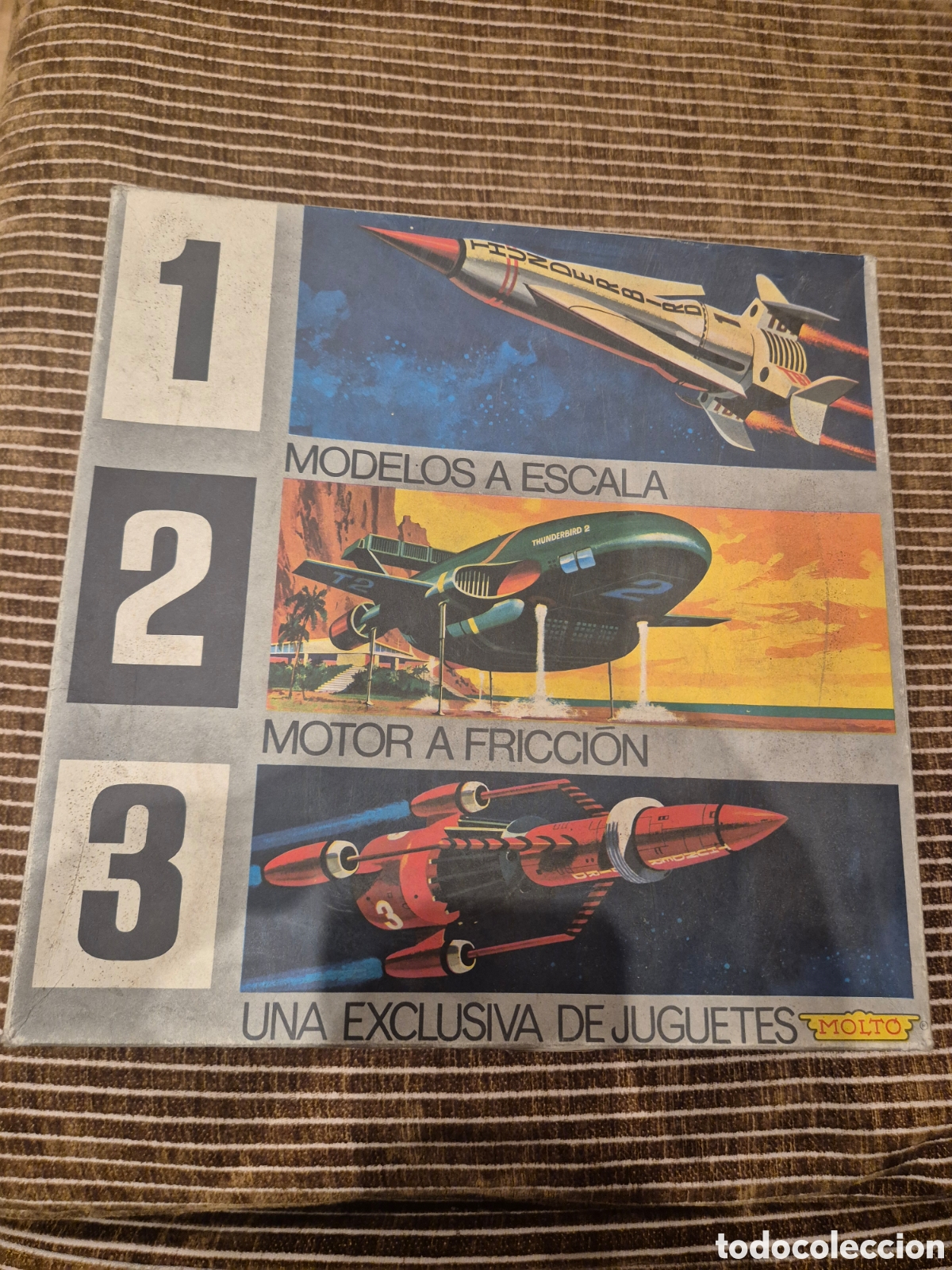 Juguetes antiguos: THUNDERBIRDS . MOLTO. MODELO 640 . NAVES ESPACIALES