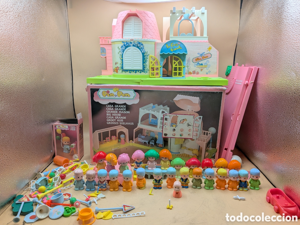 Juguetes antiguos: PIN Y PON CASA GRANDE LOTE COLECCI&Oacute;N ANTIGUO
