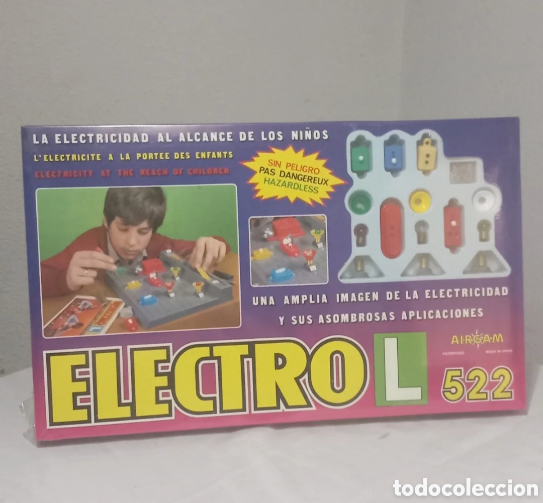Juguetes antiguos: ANTIGUO JUEGO ELECTRO L-522/juguetes AIRGAM SPAIN (NUEVO PRECINTADO)COLECCIONISTA!!