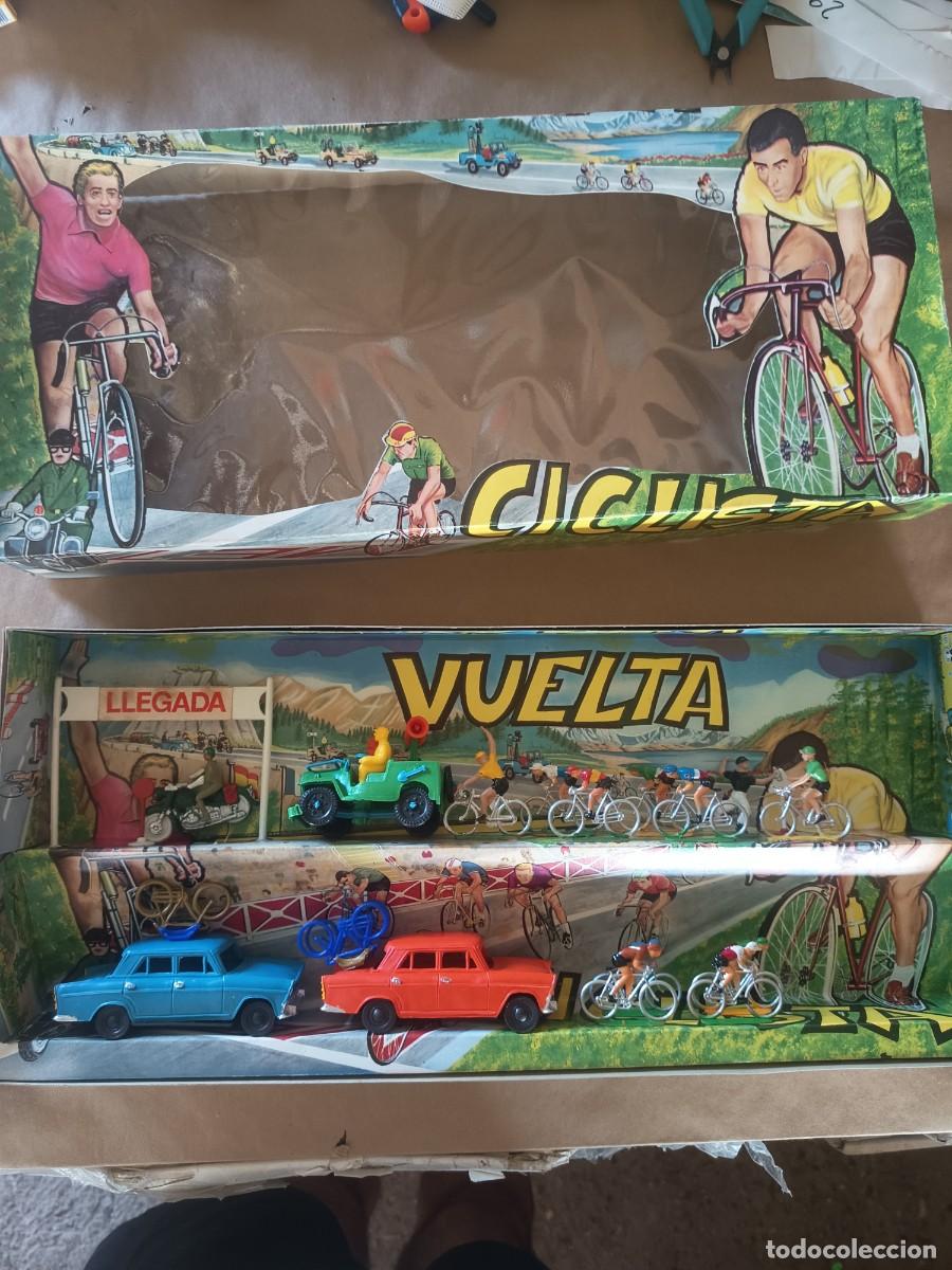 Juguetes antiguos: CAJA DE VUELTA CICLISTA A ESPA&Ntilde;A,( JUGUETES SOTORRES)