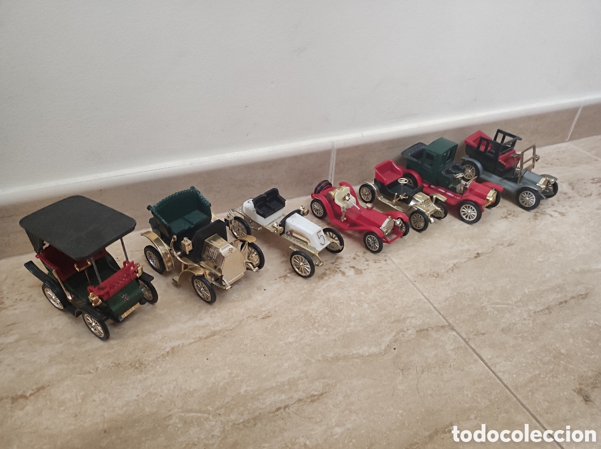 Juguetes antiguos: Lote de 7 coches clasicos Nacoral
