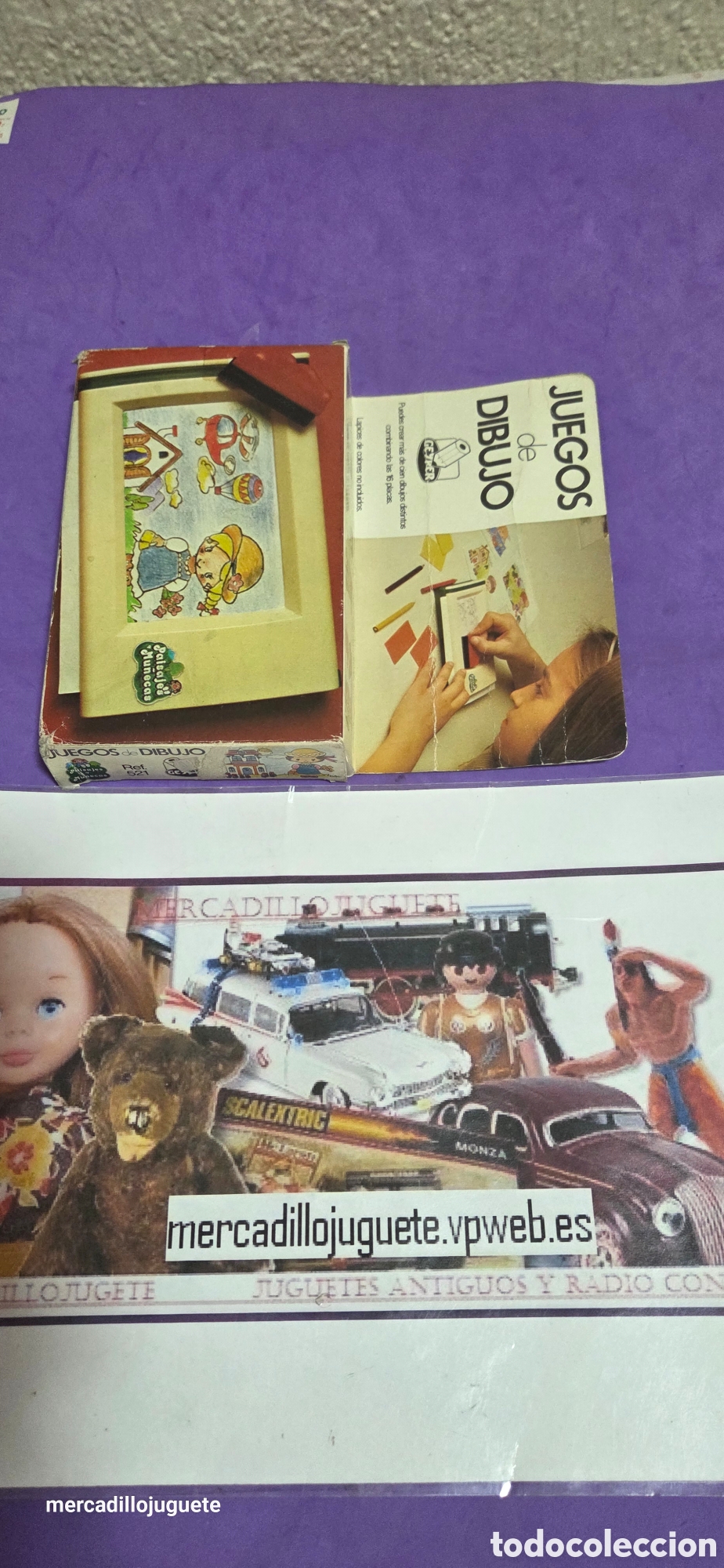 Juguetes antiguos: Juego Geyper dibujos