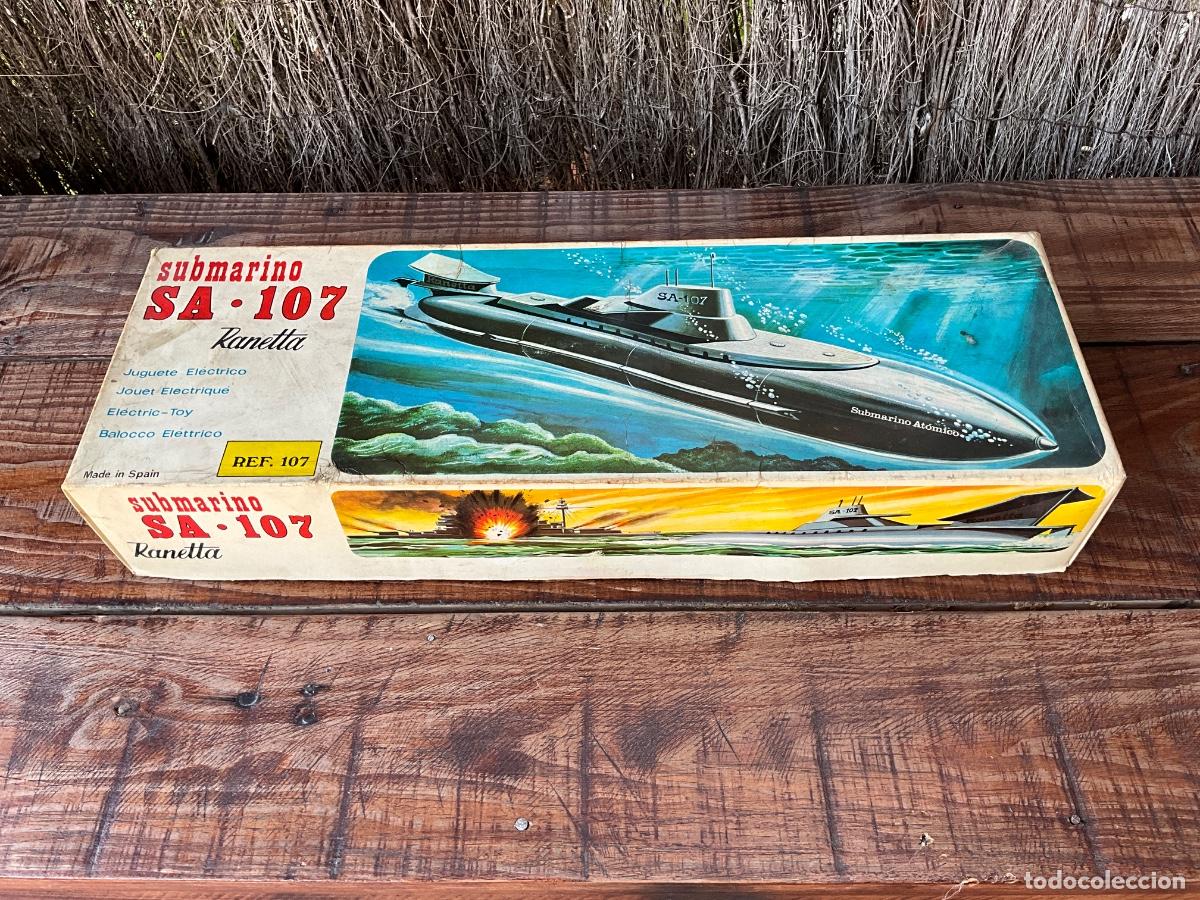 Juguetes antiguos: SUBMARINO RANETTA S.A.-107 - EN CAJA ORIGINAL - NO PROBADA - JUGUETE ESPA&Ntilde;OL