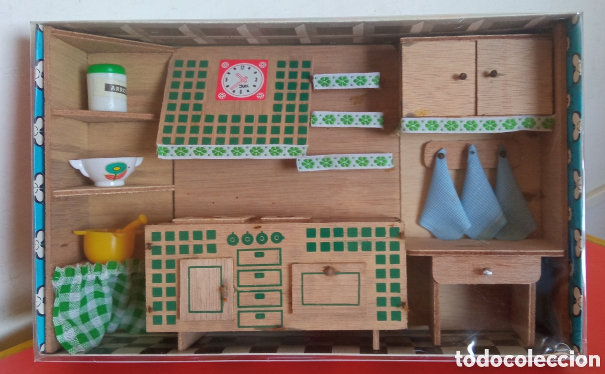 Juguetes antiguos: COCINA DE MADERA.JOEL 70'S.SIN USO,EN CAJA.