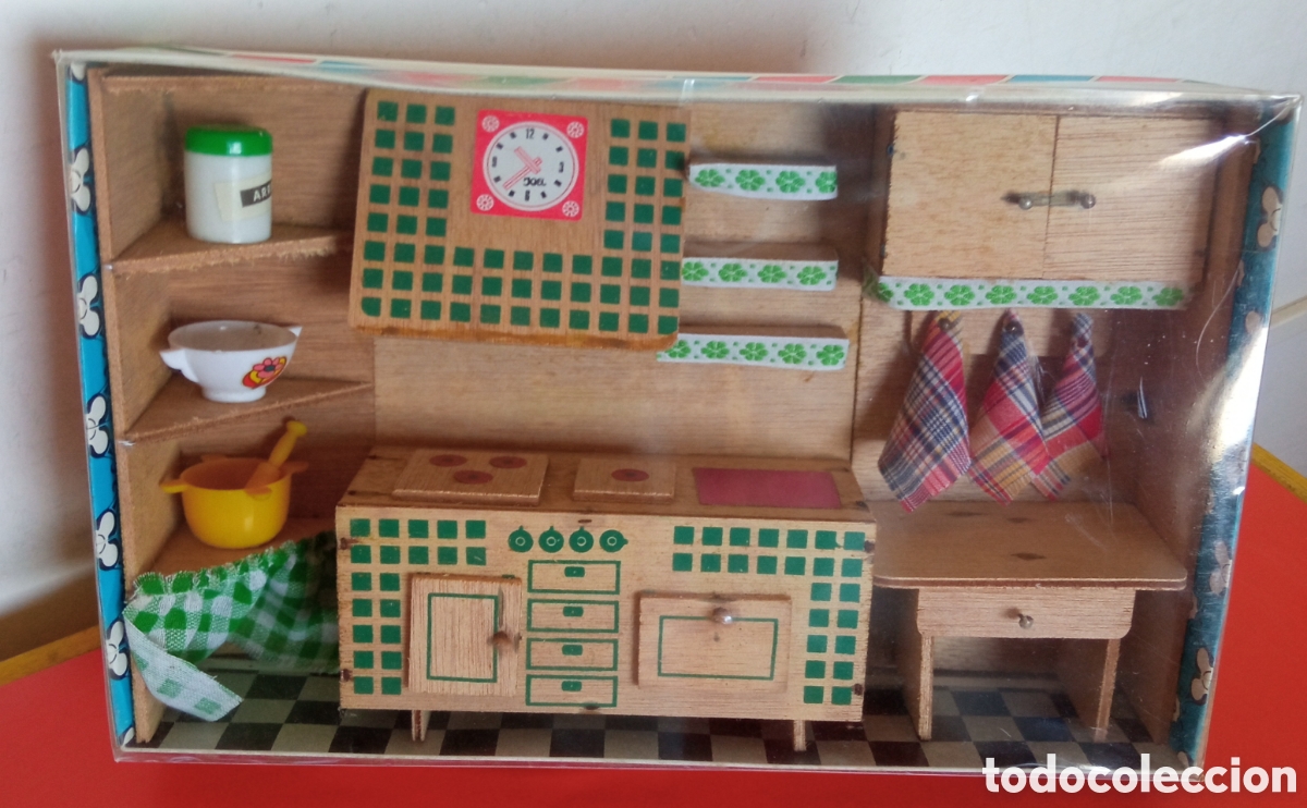 Juguetes antiguos: COCINA DE MADERA.JOEL 70'S.SIN USO,EN CAJA.