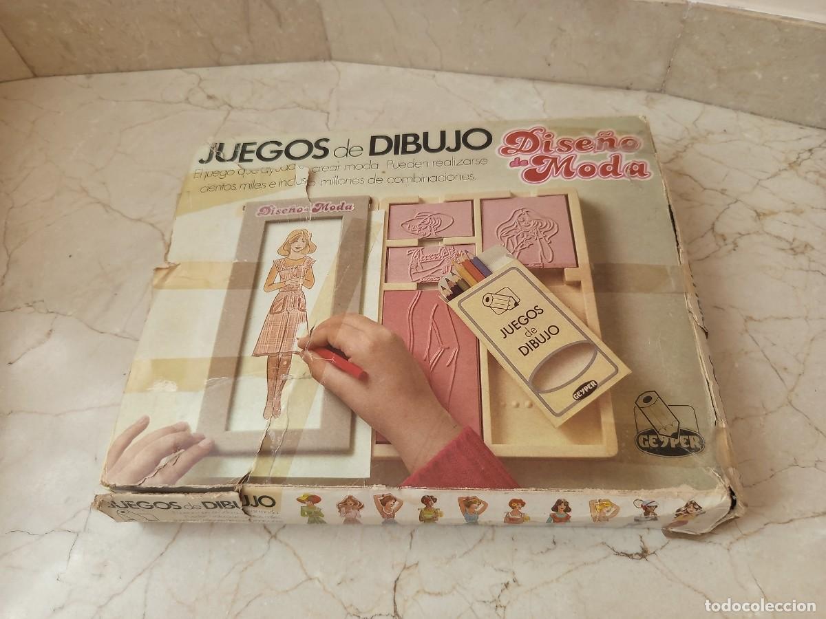 Juguetes antiguos: Antiguo Dise&ntilde;o de Moda de Geyper. Juegos de dibujo. A&ntilde;os 70