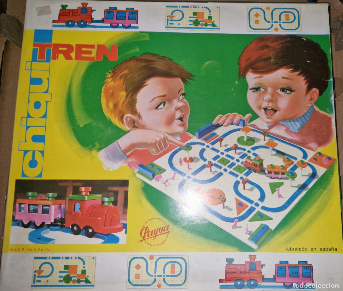 Juguetes antiguos: TREN Chiqui tren de la marca Payva , a&ntilde;o 1969 / tren construccion electrico