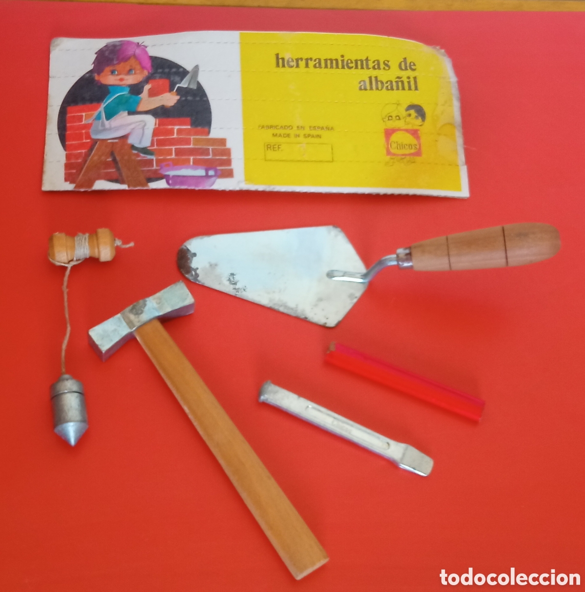 Juguetes antiguos: HERRAMIENTAS ALBA&Ntilde;IL MET&Aacute;LICAS.CHICOS 70'S.SIN USO.