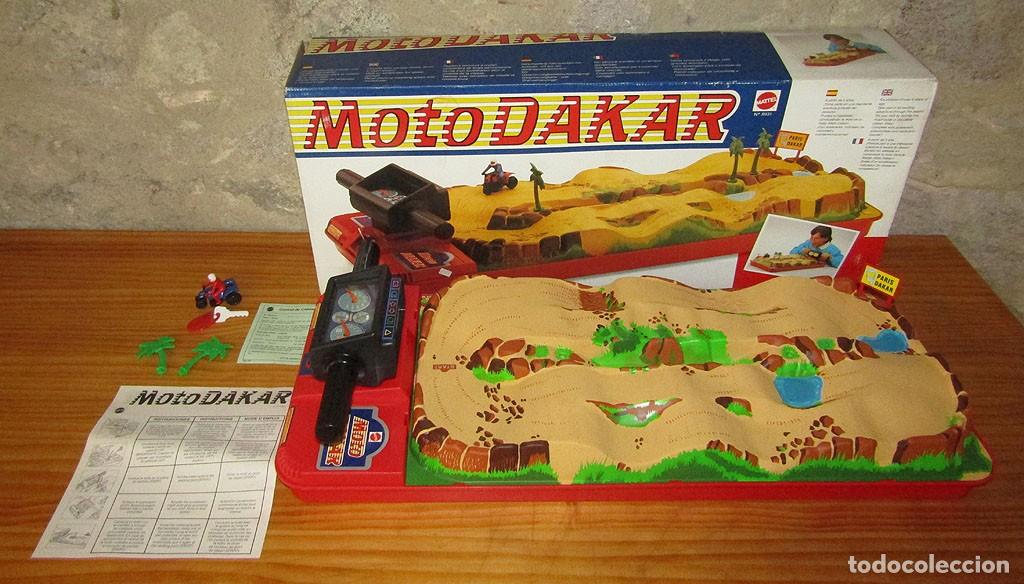 Juguetes antiguos: MOTO DAKAR, DE MATTEL - NUEVO Y EN SU CAJA ORIGINAL - CON INSTRUCCIONES - FUNCIONANDO - 1987