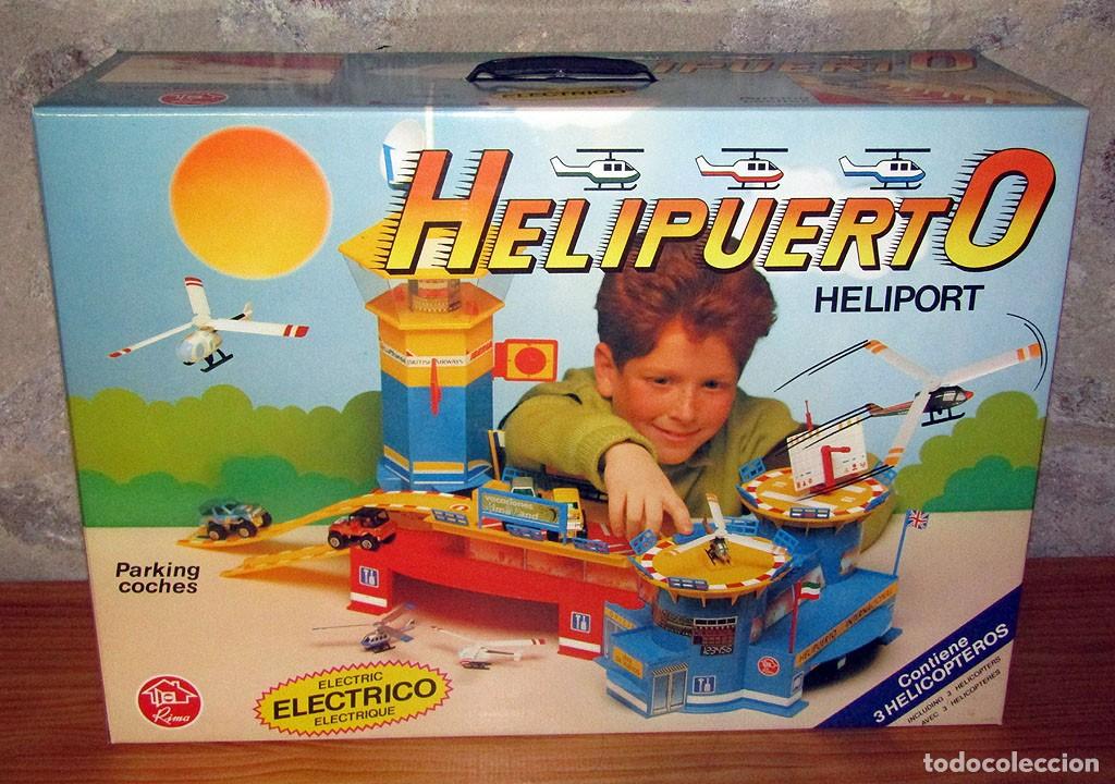 Juguetes antiguos: ANTIGUO HELIPUERTO DE RIMA - NUEVA Y EN SU CAJA ORIGINAL - A&Ntilde;OS 80
