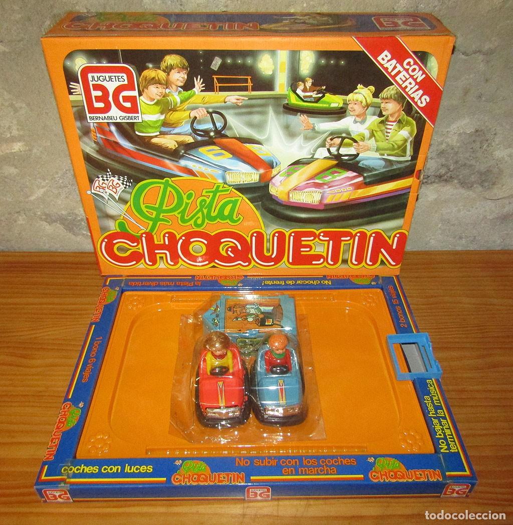 Juguetes antiguos: ANTIGUA PISTA CHOQUET&Iacute;N DE BG BERNABEU GISBERT - NUEVA Y EN SU CAJA ORIGINAL