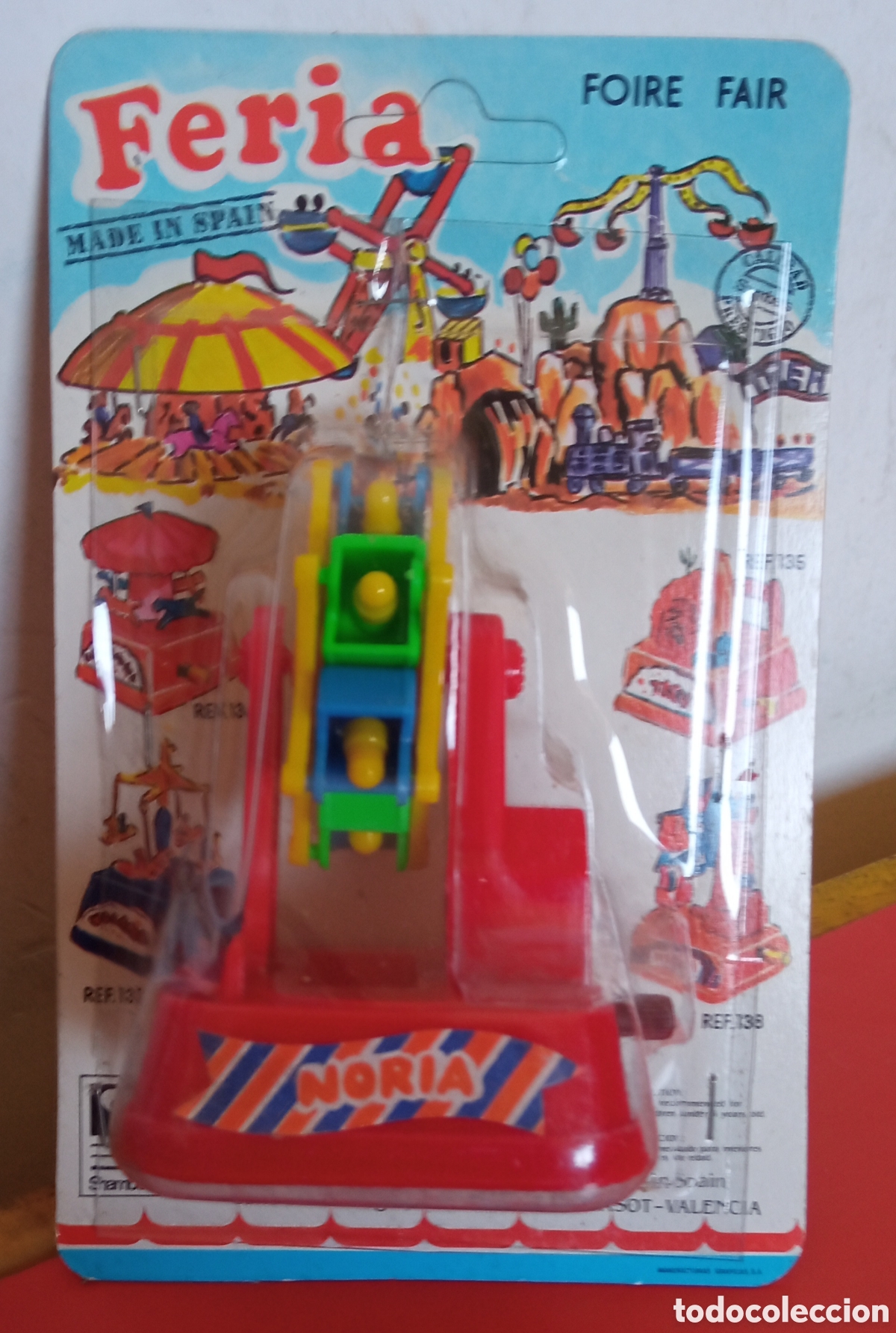 Juguetes antiguos: NORIA A CUERDA RESORTE.SERIE FERIA SHAMBERS 80'S SHAMBER'S.BLISTER SIN ABRIR.