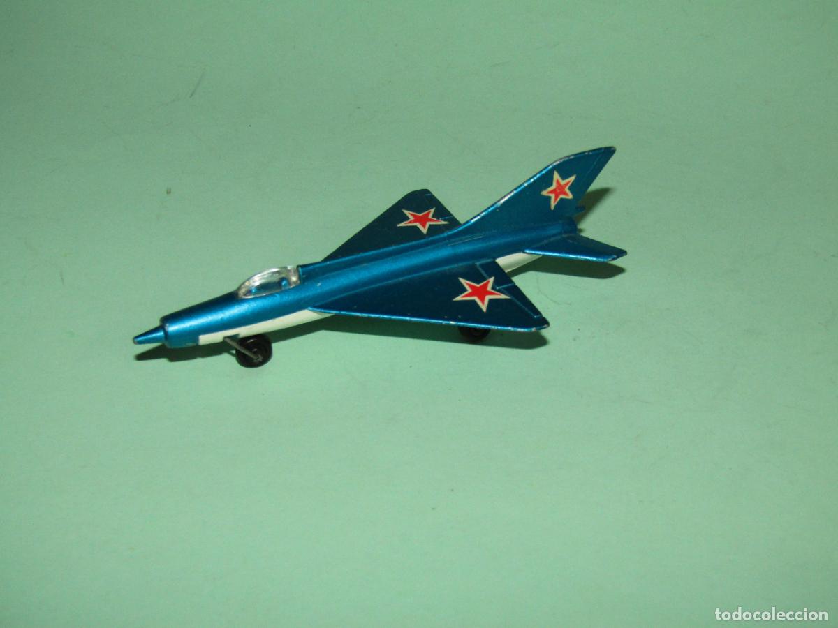 Juguetes antiguos: Antiguo Avi&oacute;n MIG 21 de MATCHBOX del A&ntilde;o 1973 por LESNEY Made in England