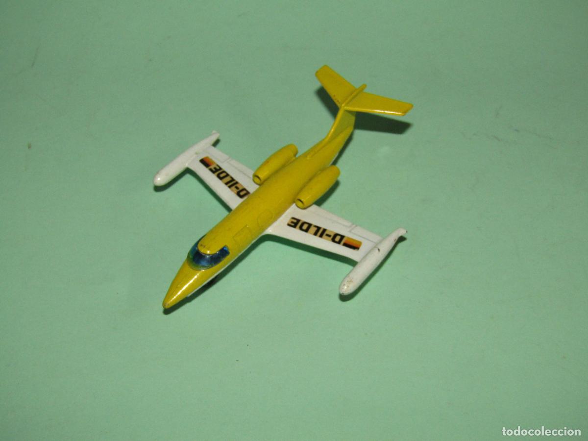 Juguetes antiguos: Antiguo Avi&oacute;n LEARJET 1&ordf; Serie de MATCHBOX del A&ntilde;o 1973 por LESNEY Made in England