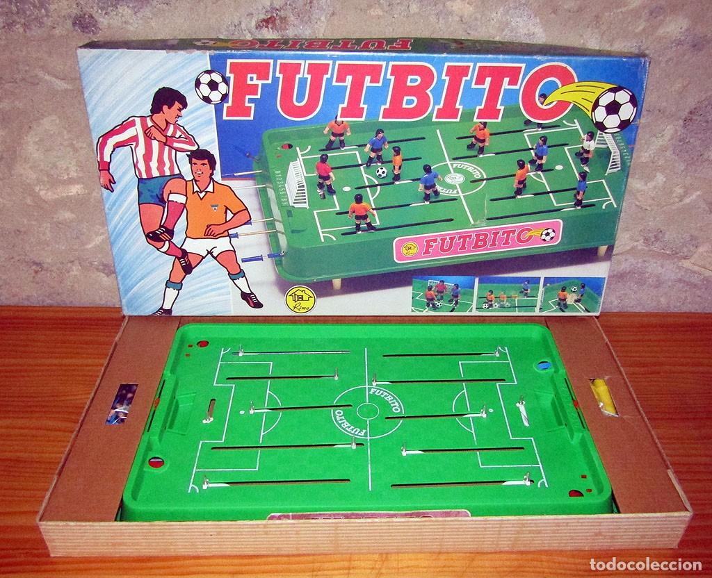 Juguetes antiguos: ANTIGUO FUTBOL&Iacute;N DE MESA FUTBITO, DE RIMA - A&Ntilde;OS 80 - REF 1177 - NUEVO Y EN SU CAJA