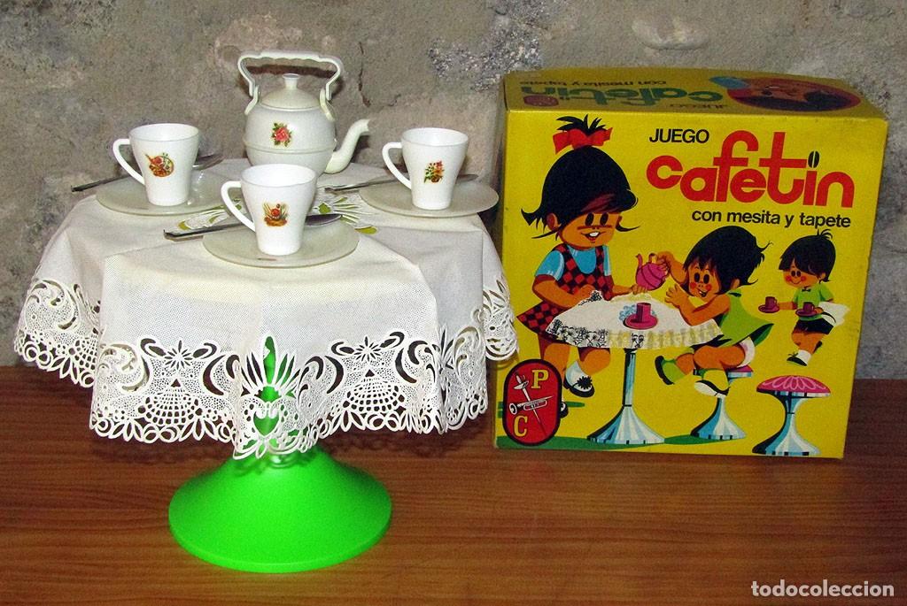 Juguetes antiguos: ANTIGUO CAFET&Iacute;N CON MESITA Y TAPETE, DE PEDRO COLOMER VILA - A&Ntilde;OS 60/70 - NUEVO