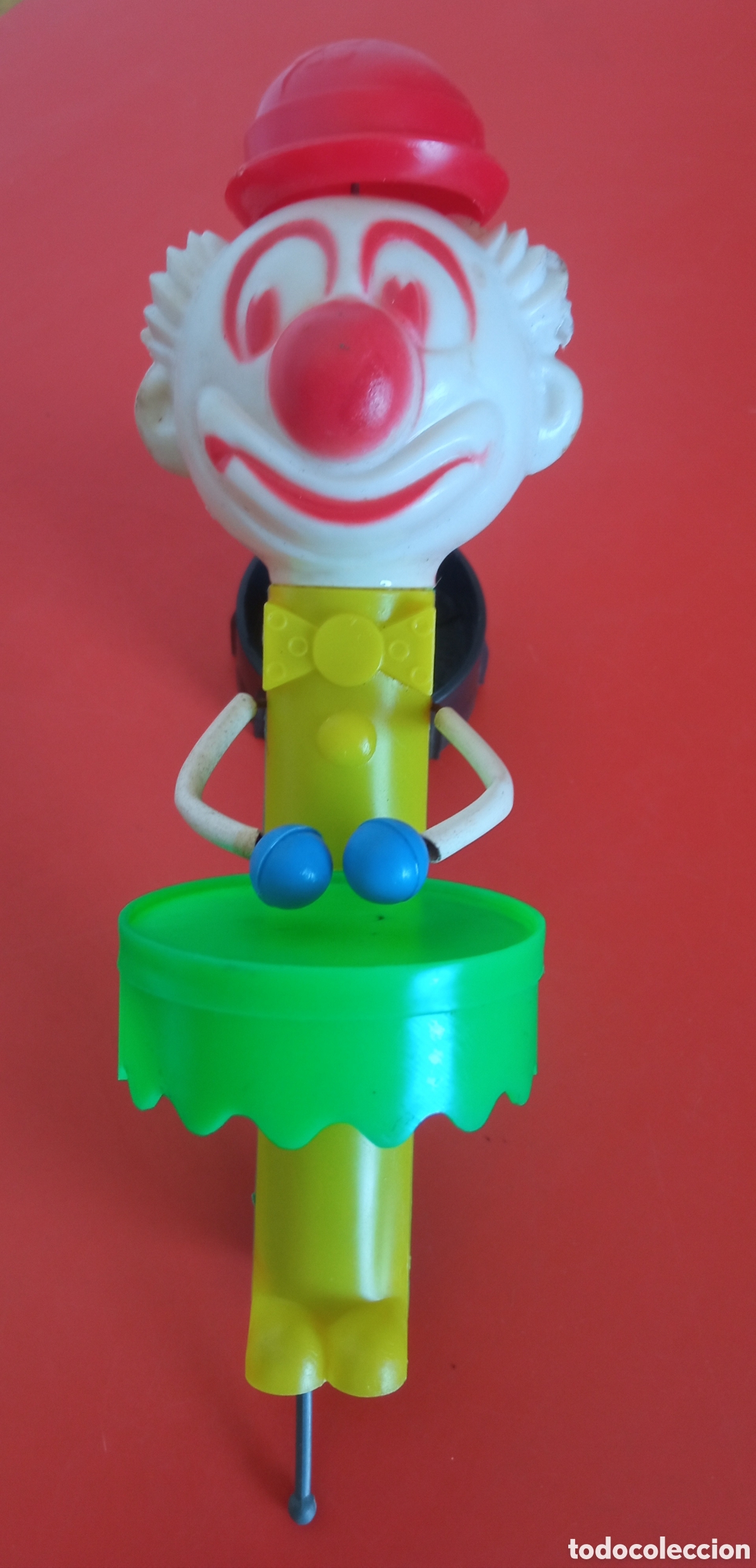 Juguetes antiguos: PAYASO TAMBOR SILBATO.REIG 80'S.NUEVO.