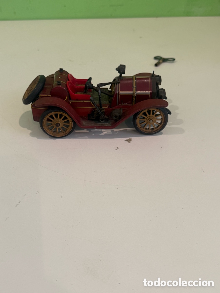 Juguetes antiguos: Schuco Mercer Typ 35 J 1913 N&ordm; 1225 Coche de hojalata con llave Original Made in Western Germany