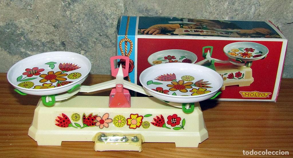 Juguetes antiguos: ANTIGUA BALANZA DE MOLTO - NUEVA Y EN SU CAJA ORIGINAL - A&Ntilde;OS 70