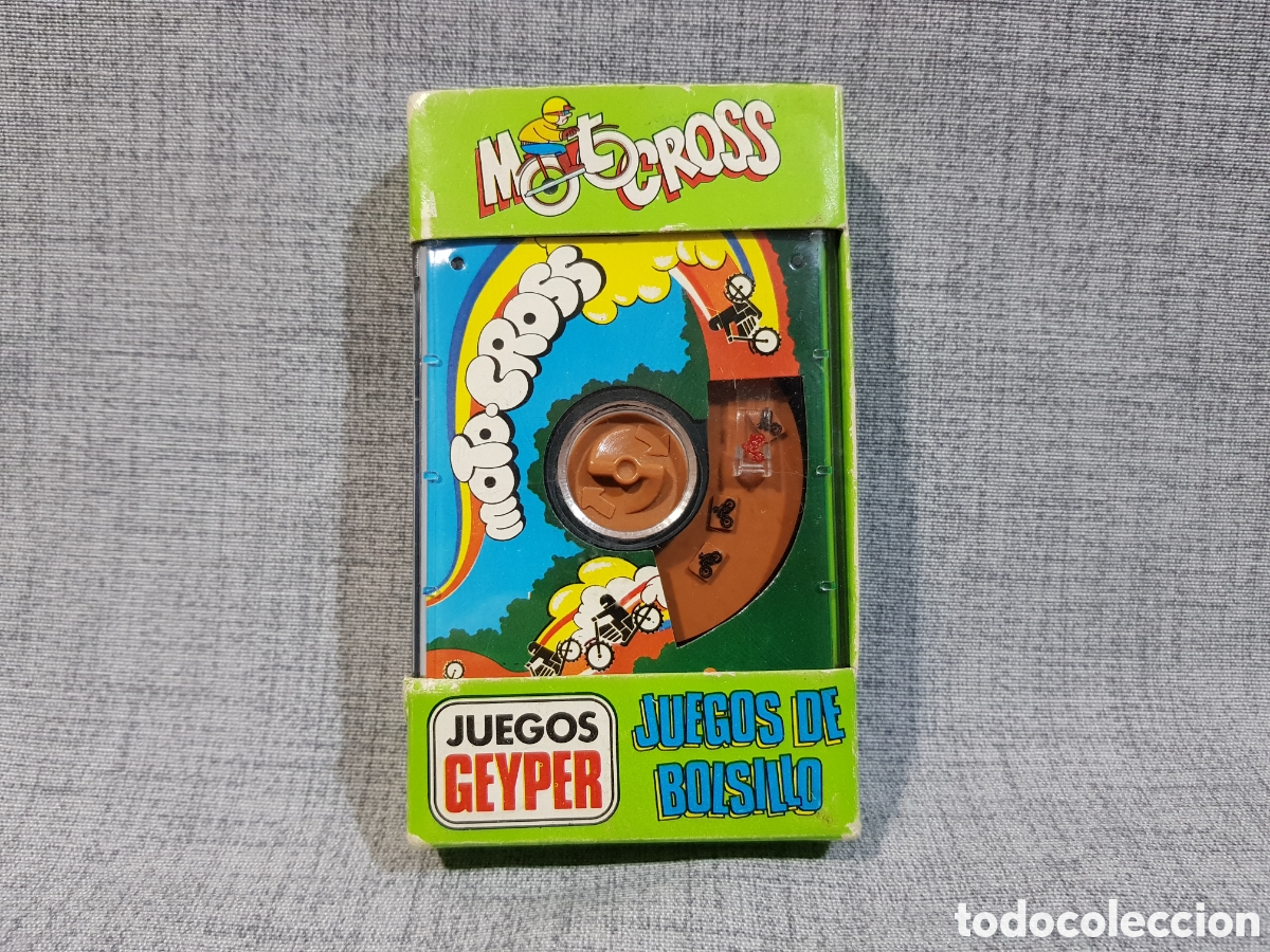 Juguetes antiguos: GEYPER MOTOCROSS REF 776 JUEGOS DE BOLSILLO. LICENCIA TOMY.