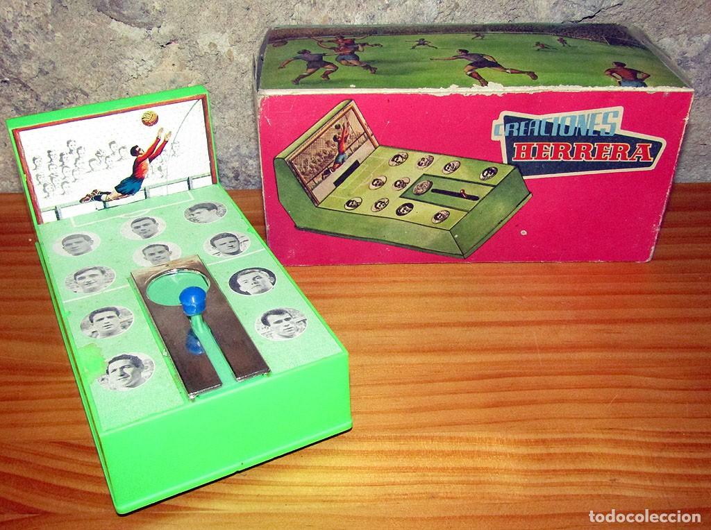 Juguetes antiguos: ANTIGUA HUCHA PENALTY DE CREACIONES HERRERA - NUEVA Y EN SU CAJA ORIGINAL - A&Ntilde;OS 60