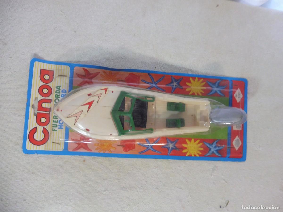 Juguetes antiguos: Canoa fuera borda ref. 3153, Bullycan (Valencia)