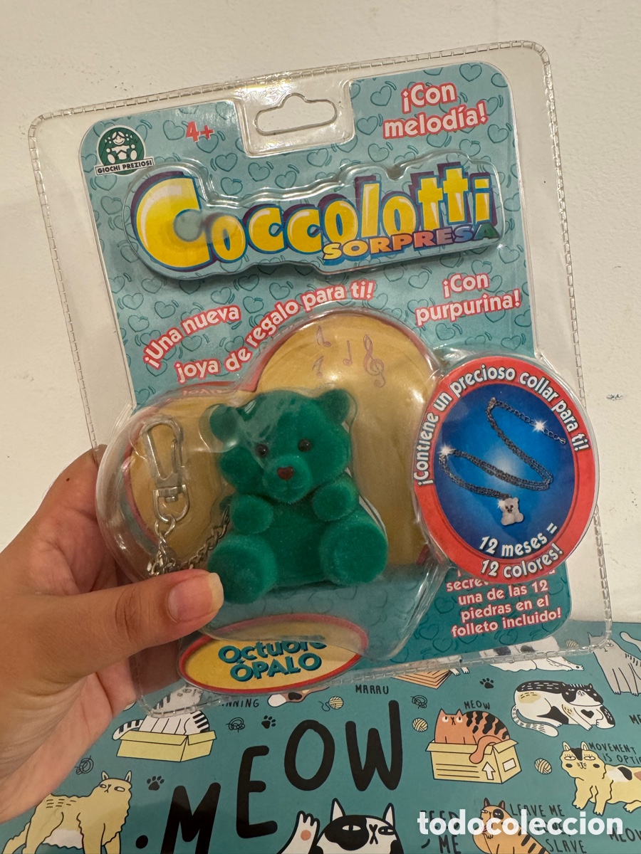 Juguetes antiguos: coccolotti joya sorpresa octubre &oacute;palo &iexcl;nuevo en blister!