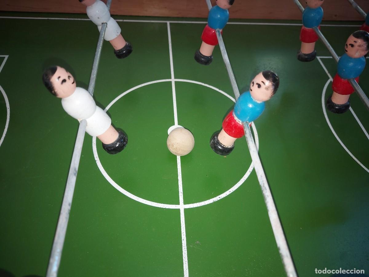 Brinquedos antigos: FUTBOLIN DE MADERA A&Ntilde;OS 60,70 / NUEVO