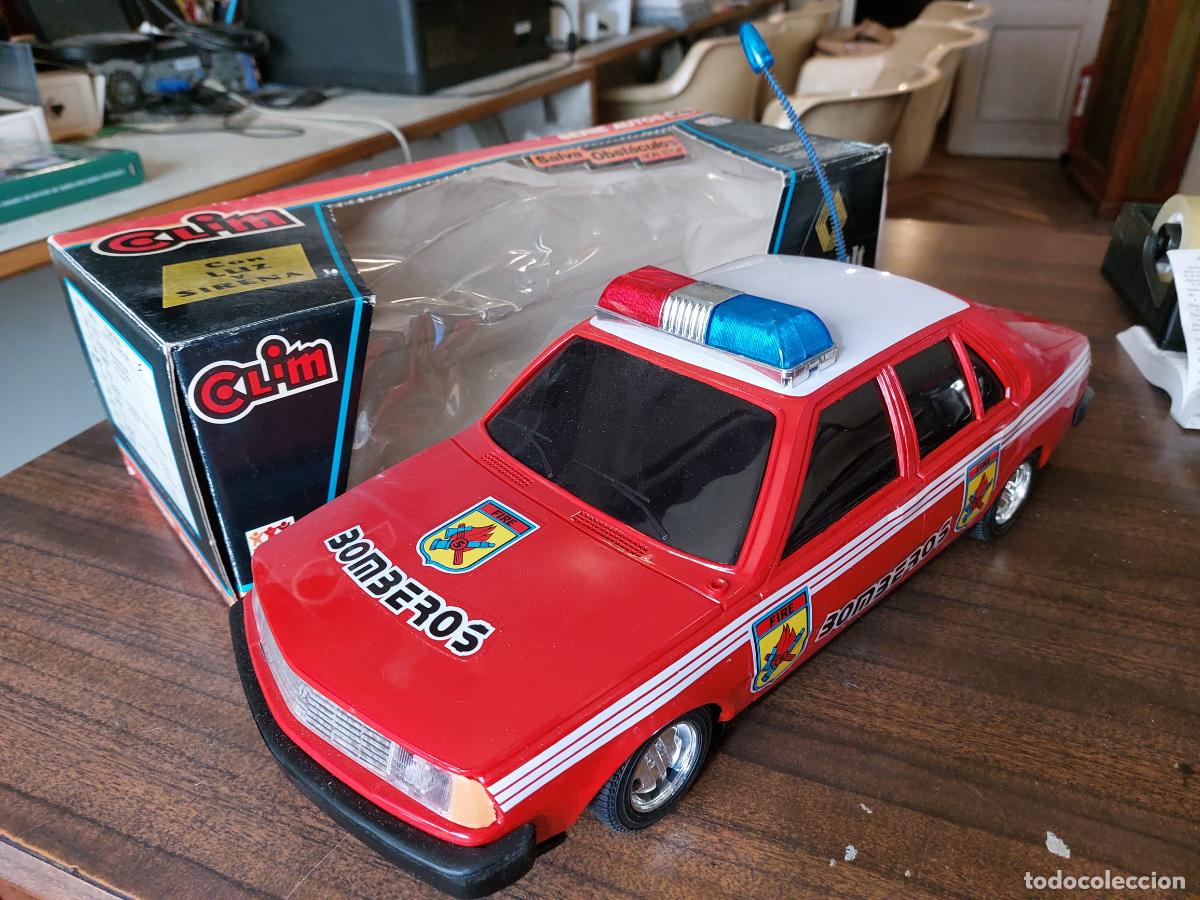 Juguetes antiguos: CLIM RENAULT 18 BOMBEROS SAVAOBSTACULOS CAJA