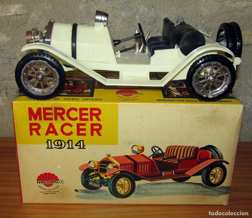 Juguetes antiguos: ANTIGUO COCHE MERCER RACER 1914 DE NACORAL - COLECCION DE COCHES ANTIGUOS - NUEVO Y EN SU CAJA