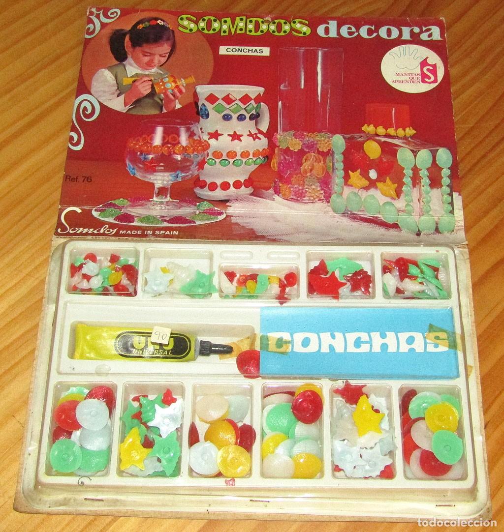 Juguetes antiguos: SOMDOS DECORA - ANTIGUO JUEGO DE MANUALIDADES - A&Ntilde;OS 60/70 - NUEVO A ESTRENAR