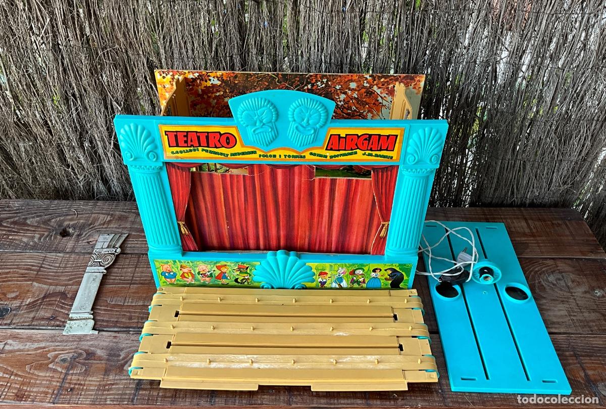 Juguetes antiguos: TEATRO AIRGAM EN CAJA ORIGINAL - EST&Aacute; CON USO - MIRAR FOTOS PARA VER SI EST&Aacute; COM0LETO