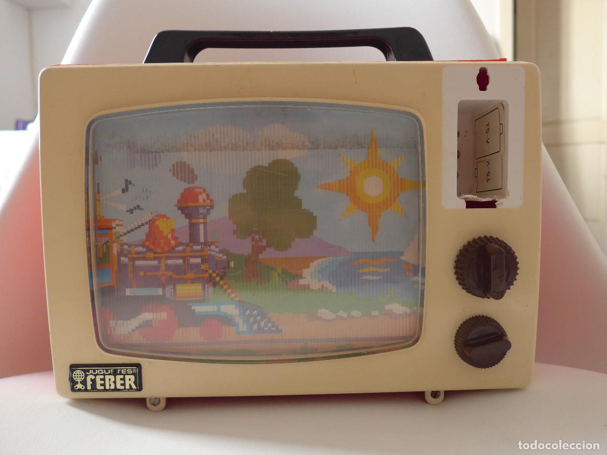 Juguetes antiguos: TELEVISOR TV MUSICAL DE FEBER