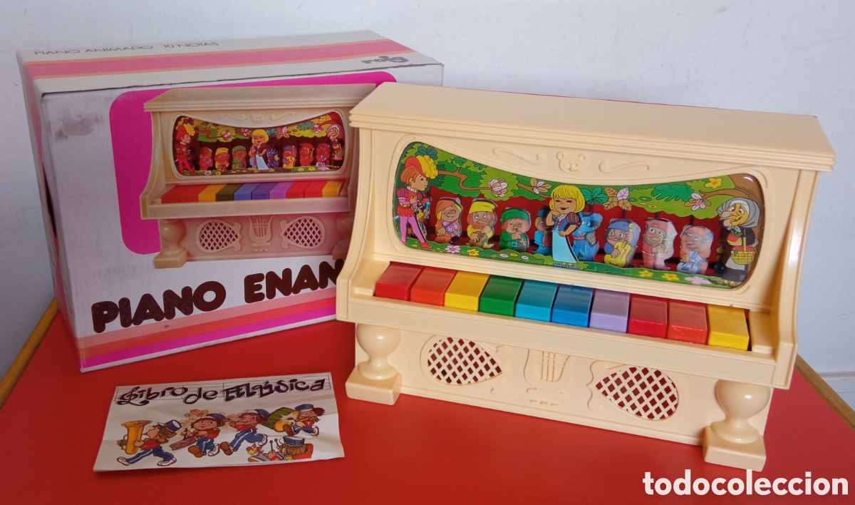 Juguetes antiguos: PIANO ENANITOS 10 NOTAS.REIG 80'S.SIN USO,EN CAJA.CON FALLO.